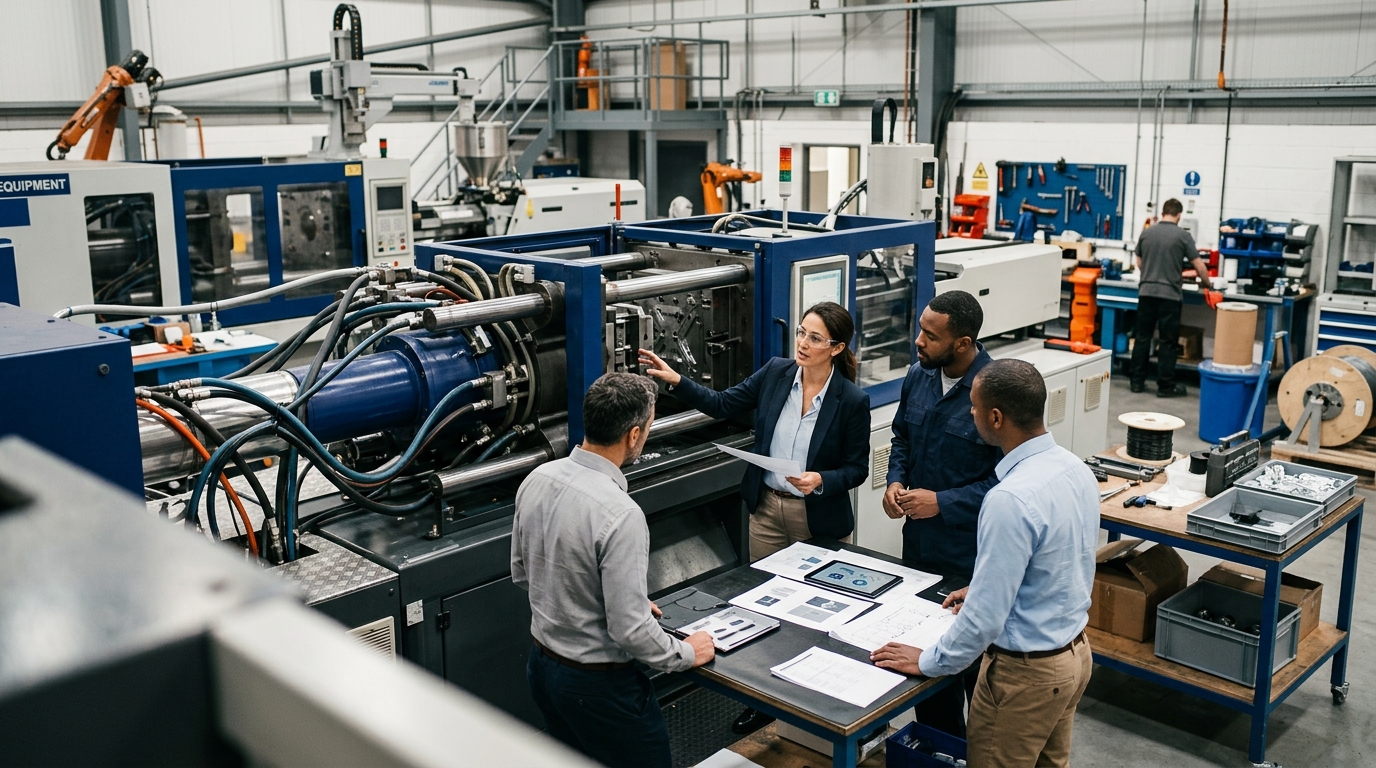 Illustration: Equipment Financing for Small Injection Molding Shops: The 2026 Strategy Guide