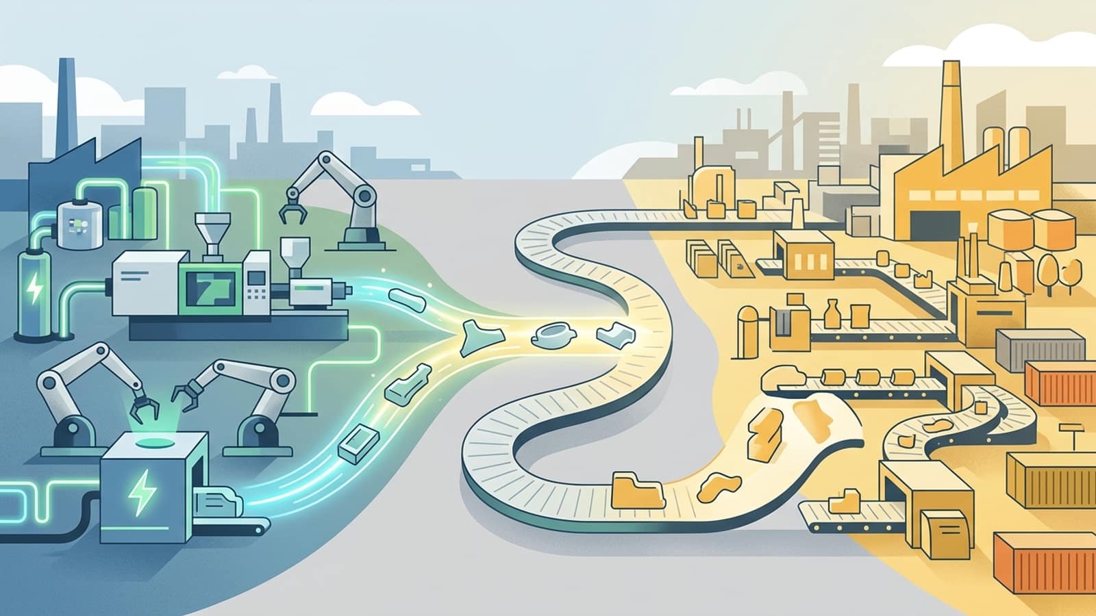 Illustration: Sheet Metal Fabrication Boom: What Plastic Manufacturers Need to Know for 2026